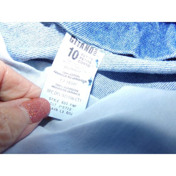 Vintage 80s Gitano Mom Jeans tapered leg 10P 100% cotton - Picture 6 of 6